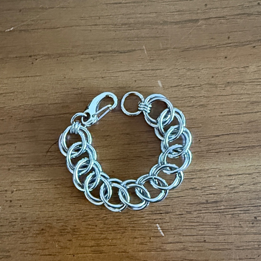 Silver Chain Link Bracelet